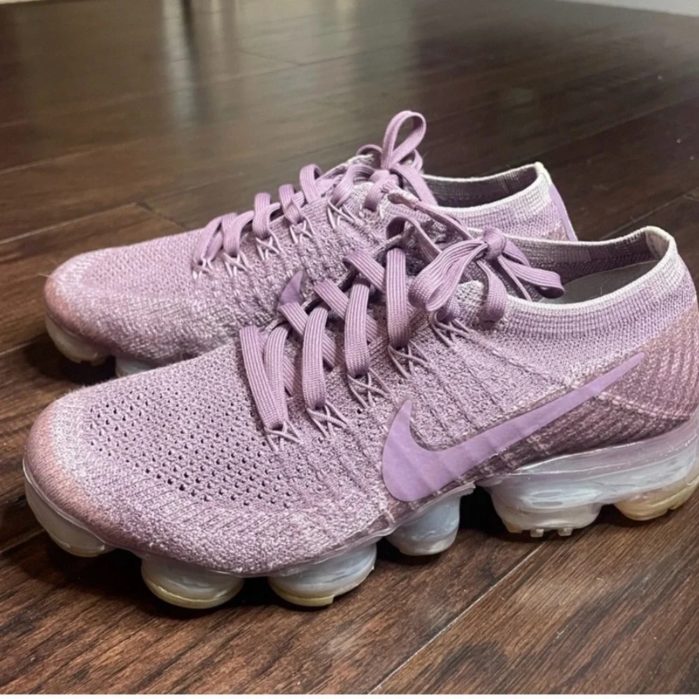 Nike Air Vapormax Flyknit Violet Dust Purple Sneakers 849557-500 Womens Size 8.5 - Picture 4 of 8